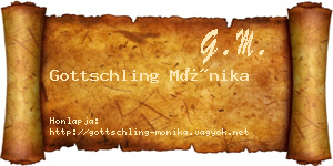 Gottschling Mónika névjegykártya